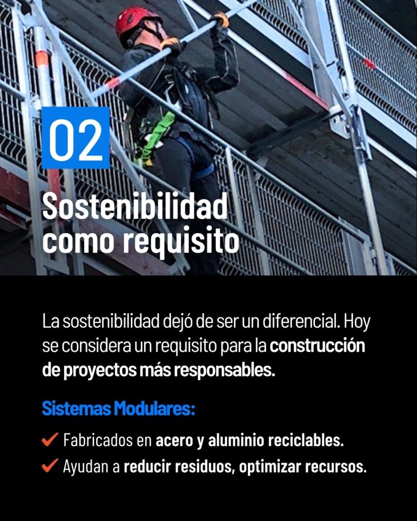 Estructuras modulares sostenibles de acero y aluminio para eventos
